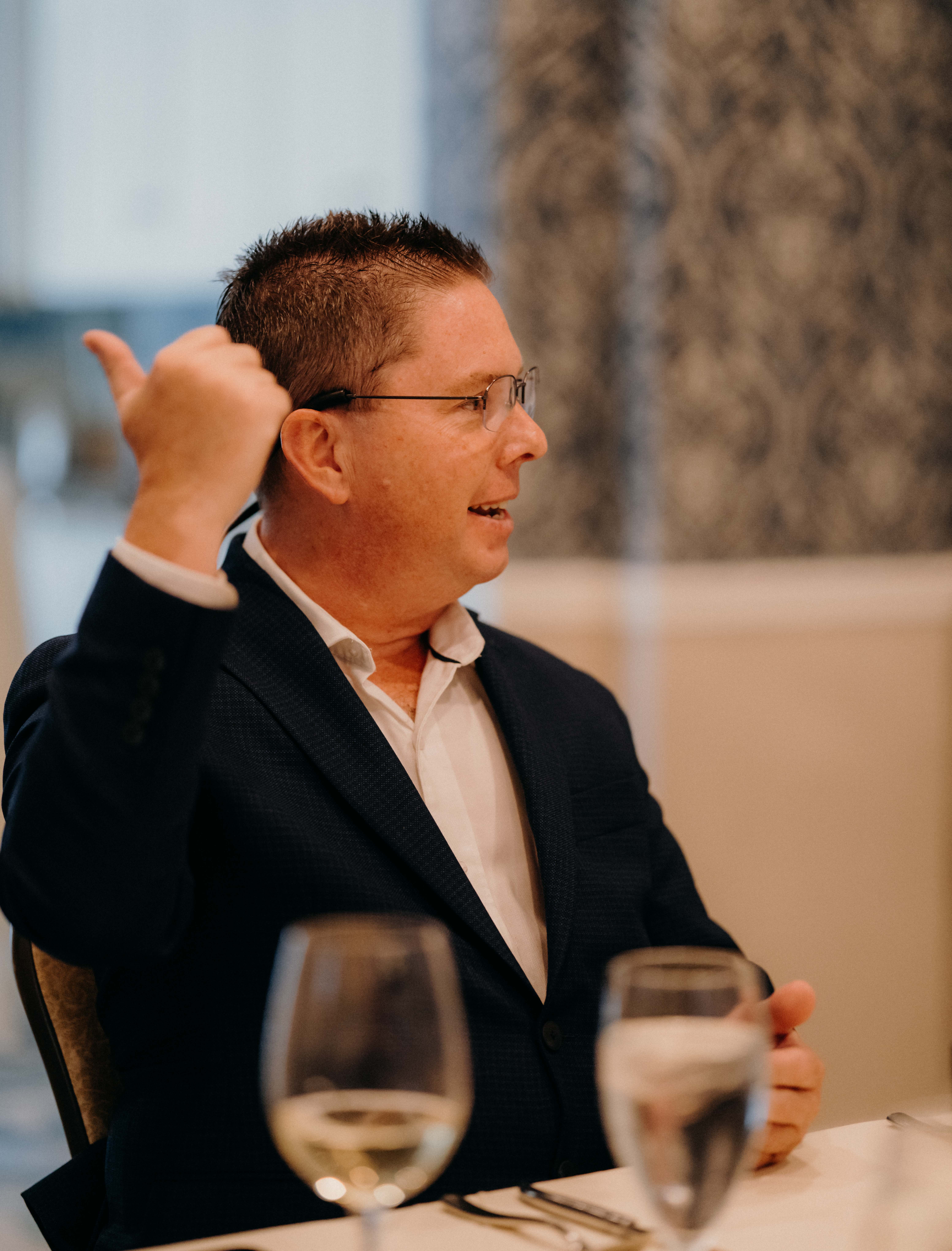 Discussion at the Security Leaders' Dinner Roundtable in San Diego